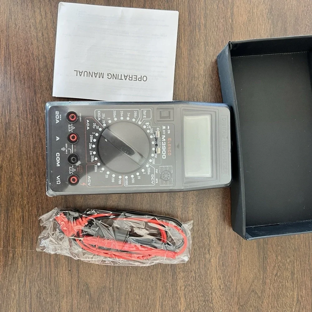 Elenco DM-3800 Digital Multimeter 3½-Digit 1999 Count New Sealed NOS Manual